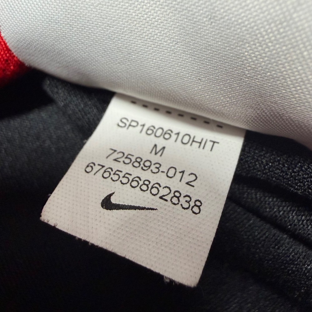 Nike AC Sorrento Jersey Red Black Striped Soccer Football Dri-Fit Mens Size M - Picture 7 of 8